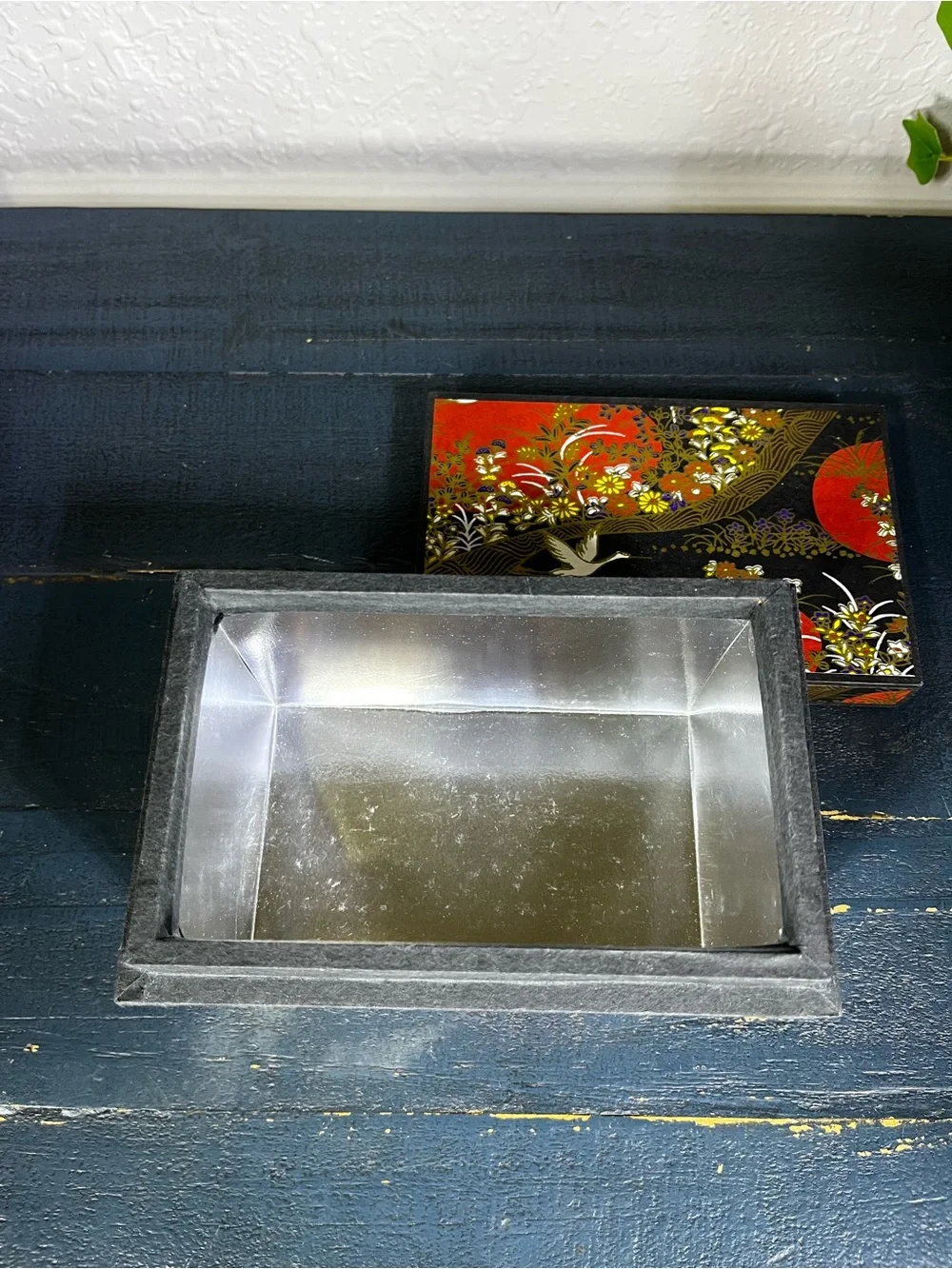 Vintage Jan McGregor Studios Handcrafted Washi Paper Tea Box